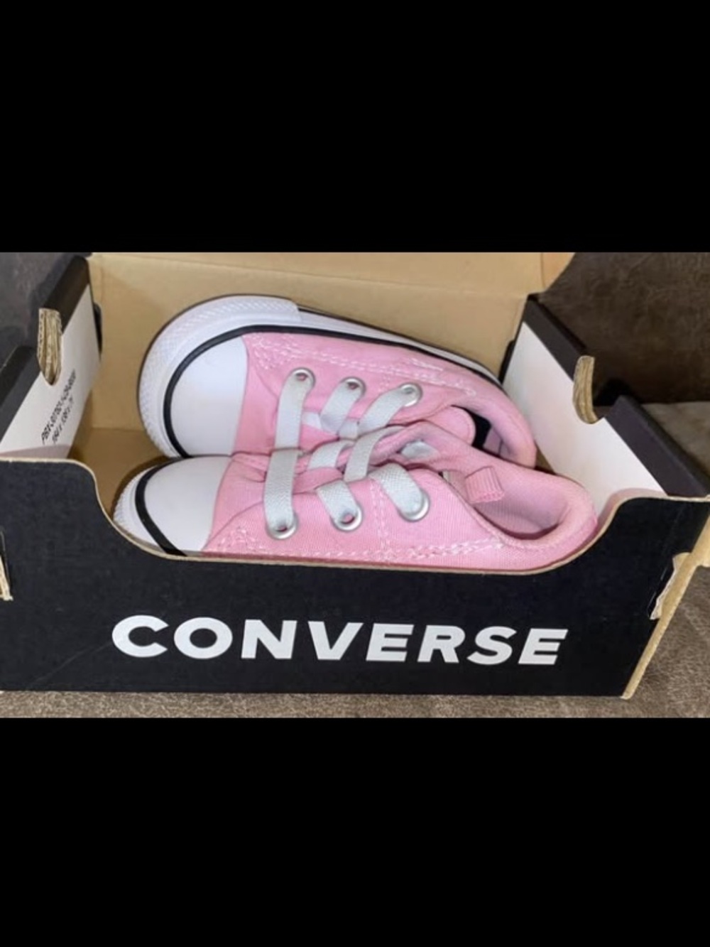 Converse Infant Pink Low Top Sneakers